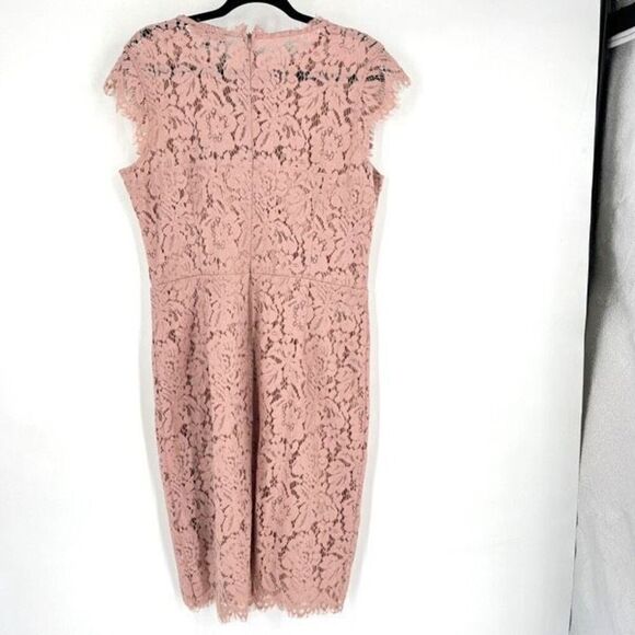 NWT Miusol Women's‎ Retro Floral Lace Evening Cocktail Mini Dress Size XL Pink - Picture 3 of 12